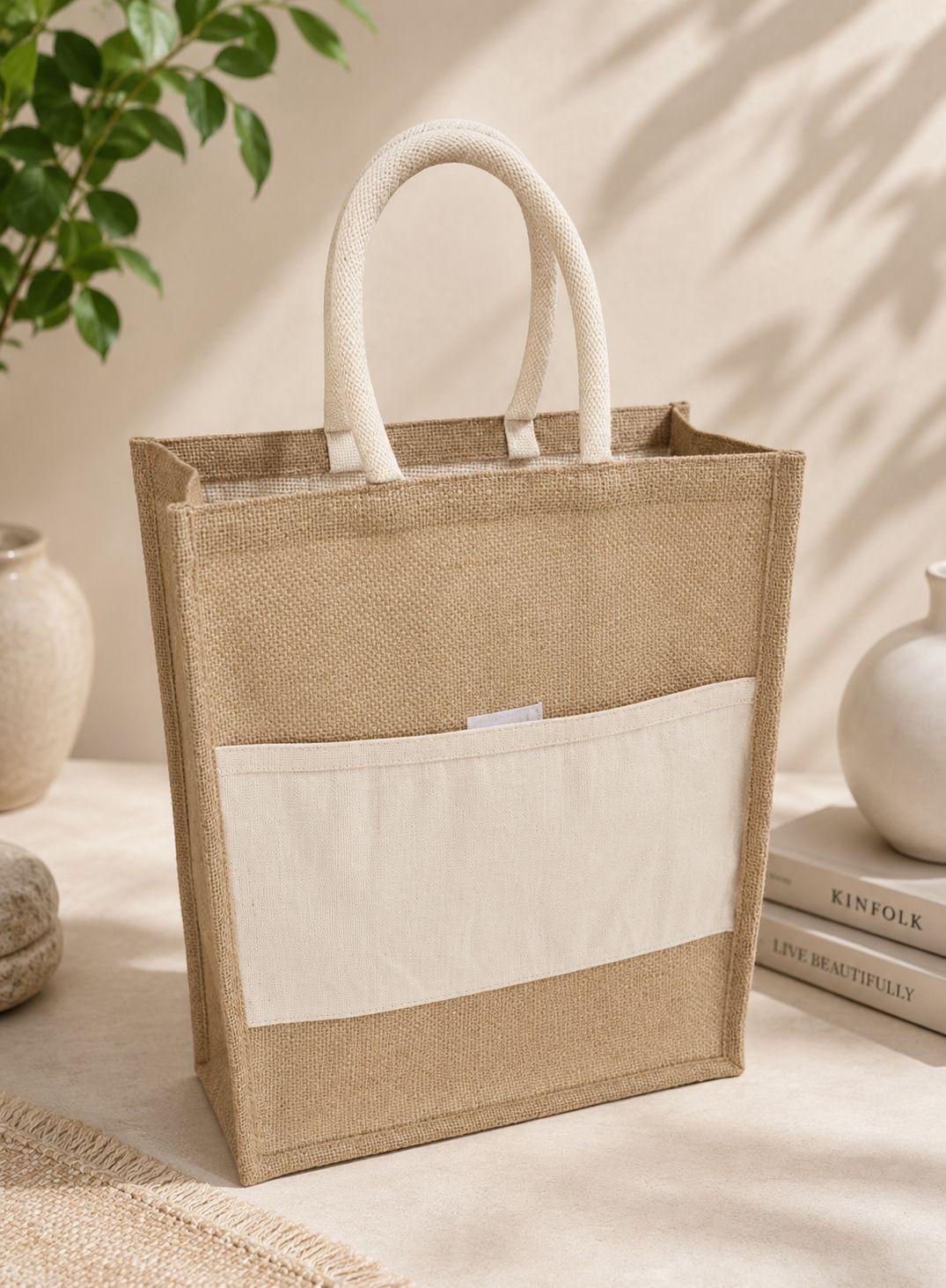 Jute Shopping Tote Bag